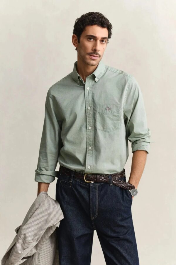 GANT ΥΠΟΚΑΜΙΣΟ ΜΜ 3G3000100-72 | DARK OLIVE GANT ΥΠΟΚΑΜΙΣΟ ΜΜ 3G3000100-72 | DARK OLIVE
