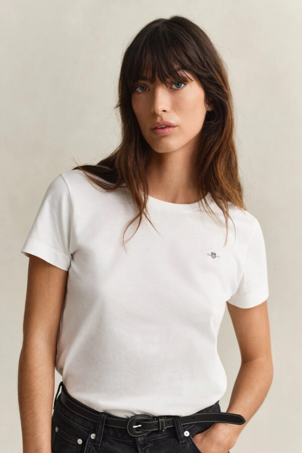 GANT ΜΠΛΟΥΖΑ ΚΜ 3GW4200200-72 | WHITE GANT ΜΠΛΟΥΖΑ ΚΜ 3GW4200200-72 | WHITE
