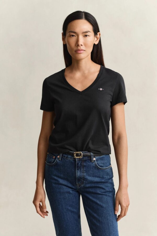 GANT ΜΠΛΟΥΖΑ ΚΜ 3GW4200750-72 | BLACK GANT ΜΠΛΟΥΖΑ ΚΜ 3GW4200750-72 | BLACK
