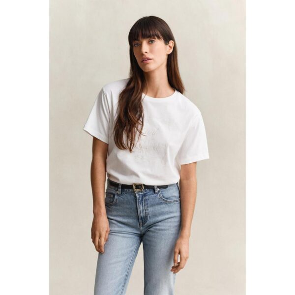 GANT ΜΠΛΟΥΖΑ ΚΜ 3GW4201439-72 | OFF WHITE GANT ΜΠΛΟΥΖΑ ΚΜ 3GW4201439-72 | OFF WHITE