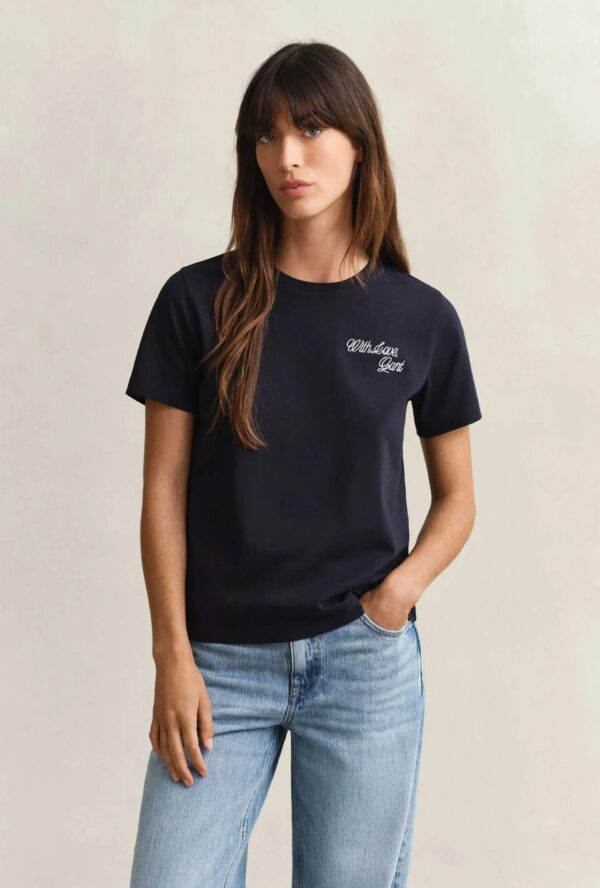 GANT ΜΠΛΟΥΖΑ ΚΜ 3GW4201440-72 | DARK BLUE GANT ΜΠΛΟΥΖΑ ΚΜ 3GW4201440-72 | DARK BLUE