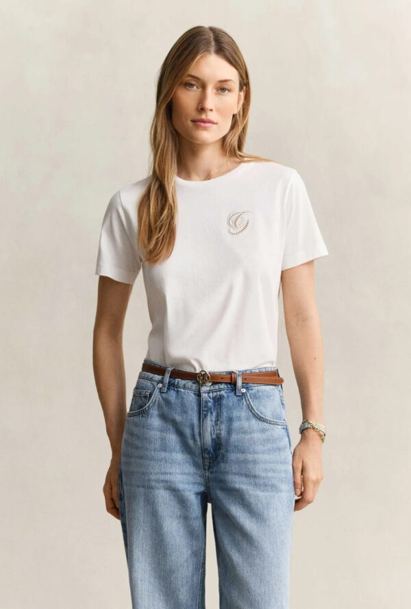 GANT ΜΠΛΟΥΖΑ ΚΜ 3GW4201450-72 | OFF WHITE GANT ΜΠΛΟΥΖΑ ΚΜ 3GW4201450-72 | OFF WHITE
