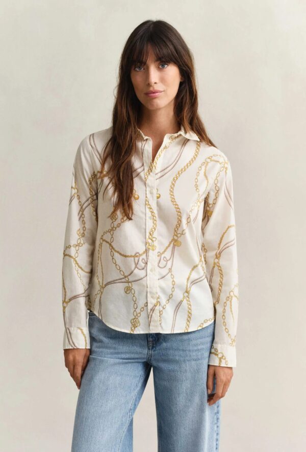 GANT ΥΠΟΚΑΜΙΣΟ ΜΜ 3GW4300625-72 | OFF WHITE GANT ΥΠΟΚΑΜΙΣΟ ΜΜ 3GW4300625-72 | OFF WHITE