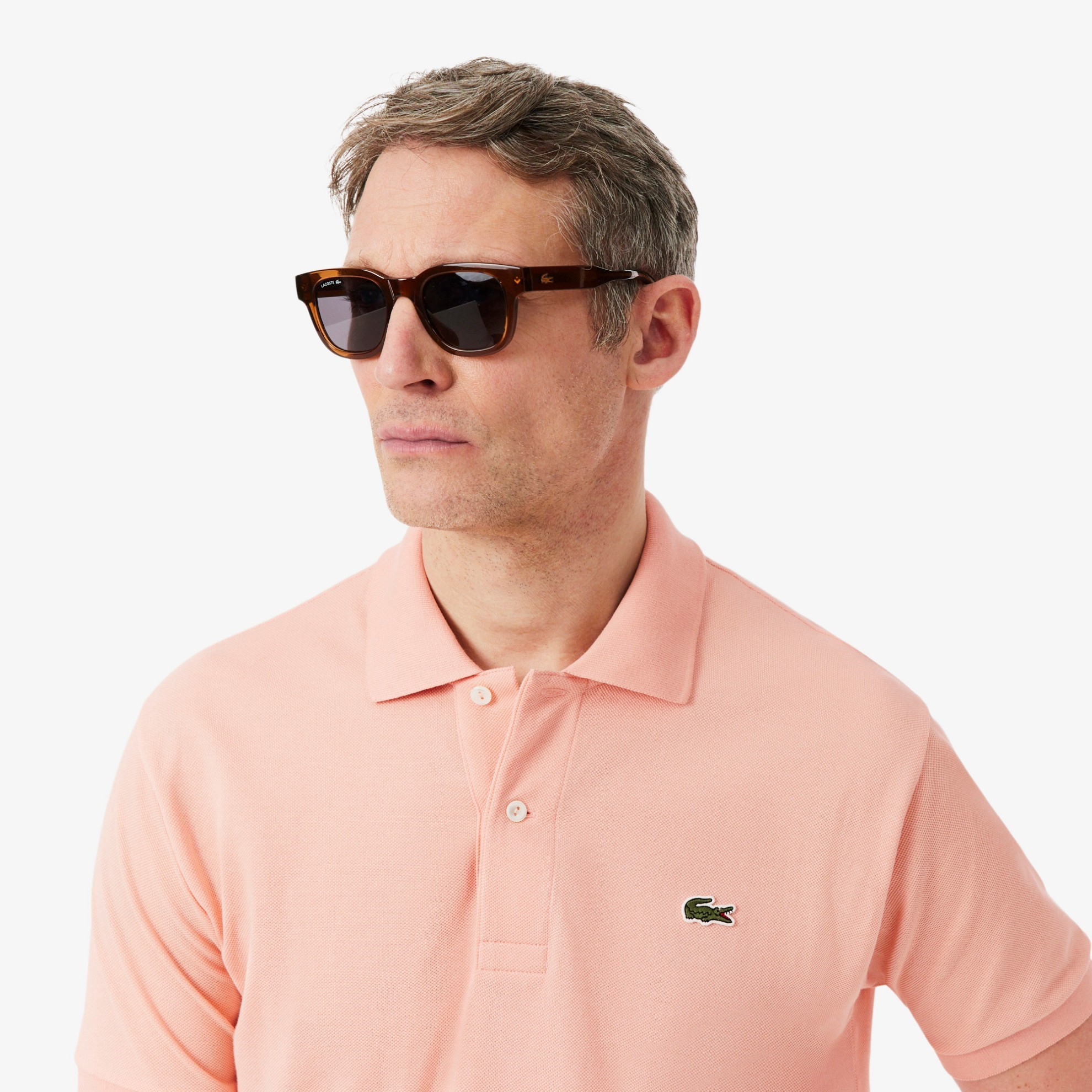 LACOSTE ΜΠΛΟΥΖΑ ΚΜ 3L1212-72 | APRICOT LACOSTE ΜΠΛΟΥΖΑ ΚΜ 3L1212-72 | APRICOT
