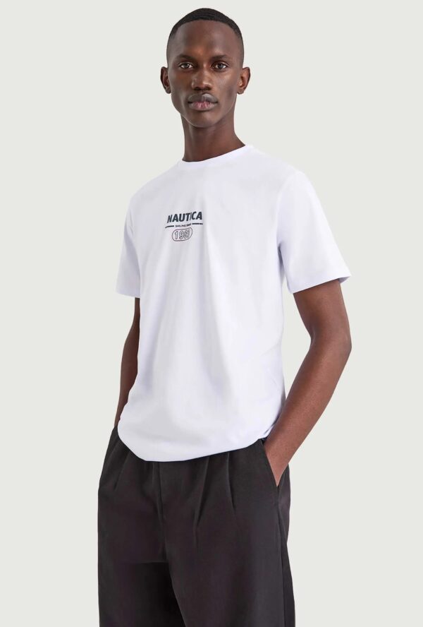NAUTICA ΜΠΛΟΥΖΑ T-SHIRT ΚΜ 3NCN1V03945-72 | WHITE NAUTICA ΜΠΛΟΥΖΑ T-SHIRT ΚΜ 3NCN1V03945-72 | WHITE