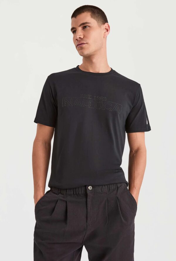 NAUTICA ΜΠΛΟΥΖΑ T-SHIRT ΚΜ 3NCN1V04019-72 | BLACK NAUTICA ΜΠΛΟΥΖΑ T-SHIRT ΚΜ 3NCN1V04019-72 | BLACK