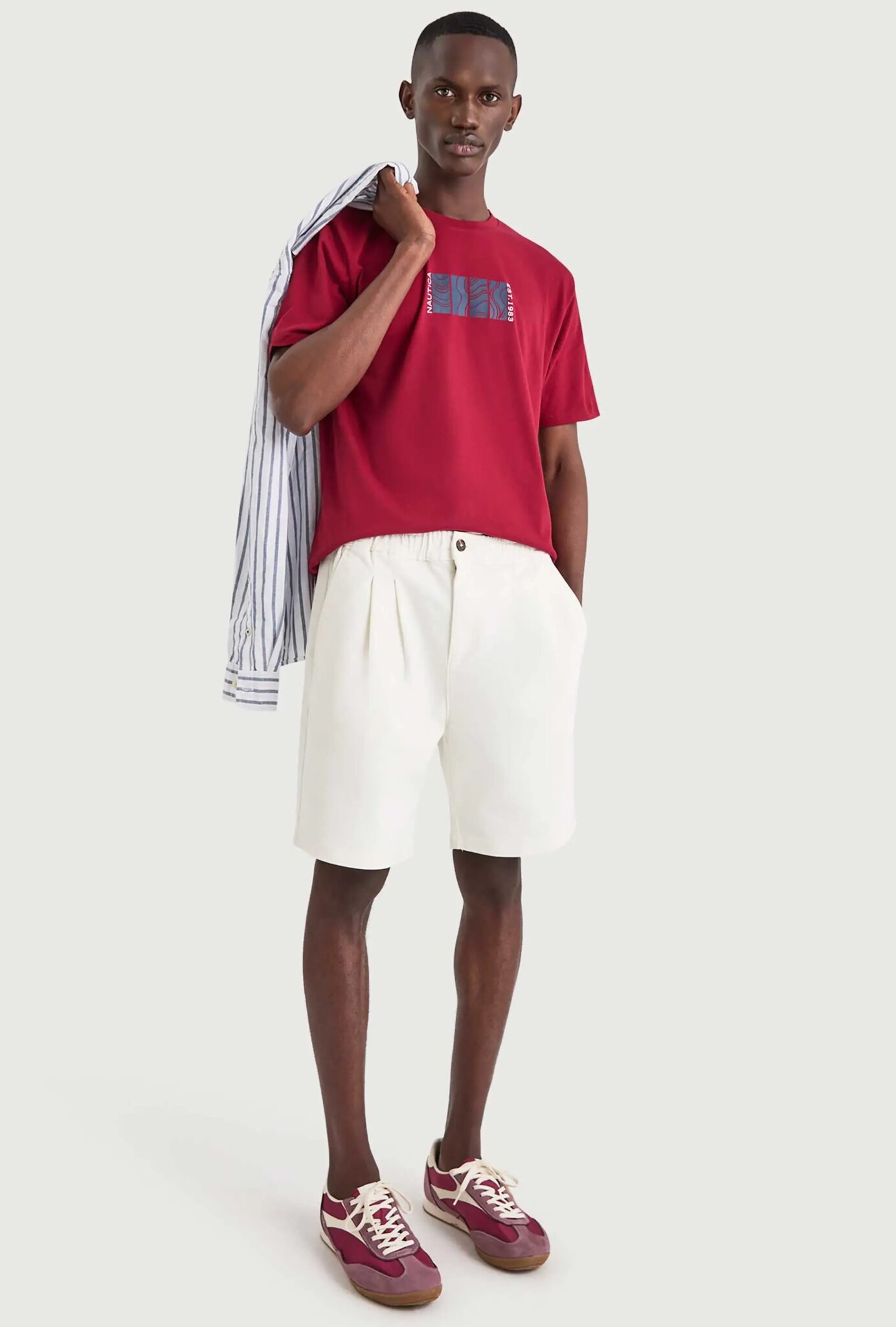 NAUTICA ΜΠΛΟΥΖΑ T-SHIRT ΚΜ 3NCN1V04026-72 | DARK RED NAUTICA ΜΠΛΟΥΖΑ T-SHIRT ΚΜ 3NCN1V04026-72 | DARK RED