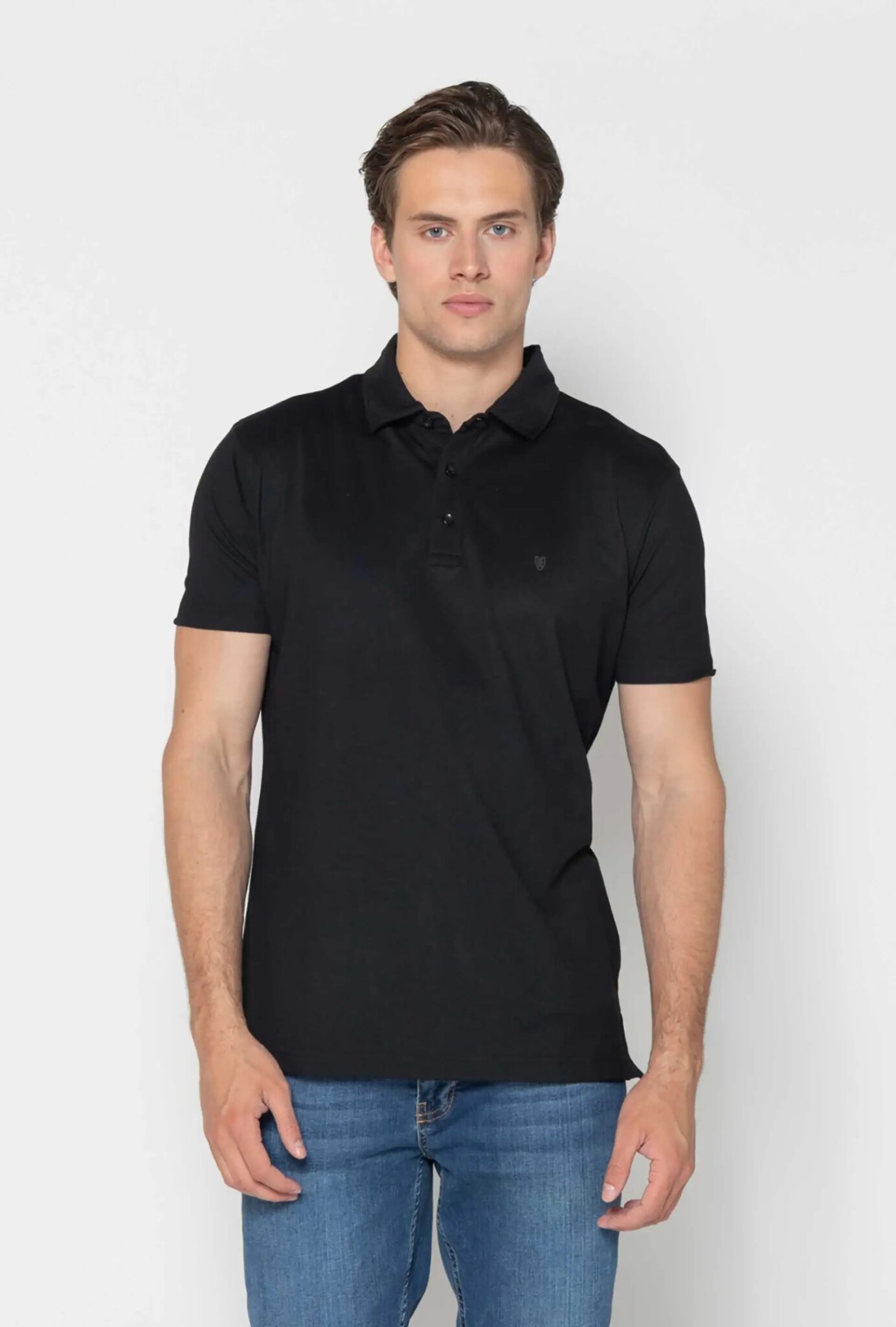 THE BOSTONIANS ΜΠΛΟΥΖΑ POLO 3PS1295-72 | BLACK THE BOSTONIANS ΜΠΛΟΥΖΑ POLO 3PS1295-72 | BLACK