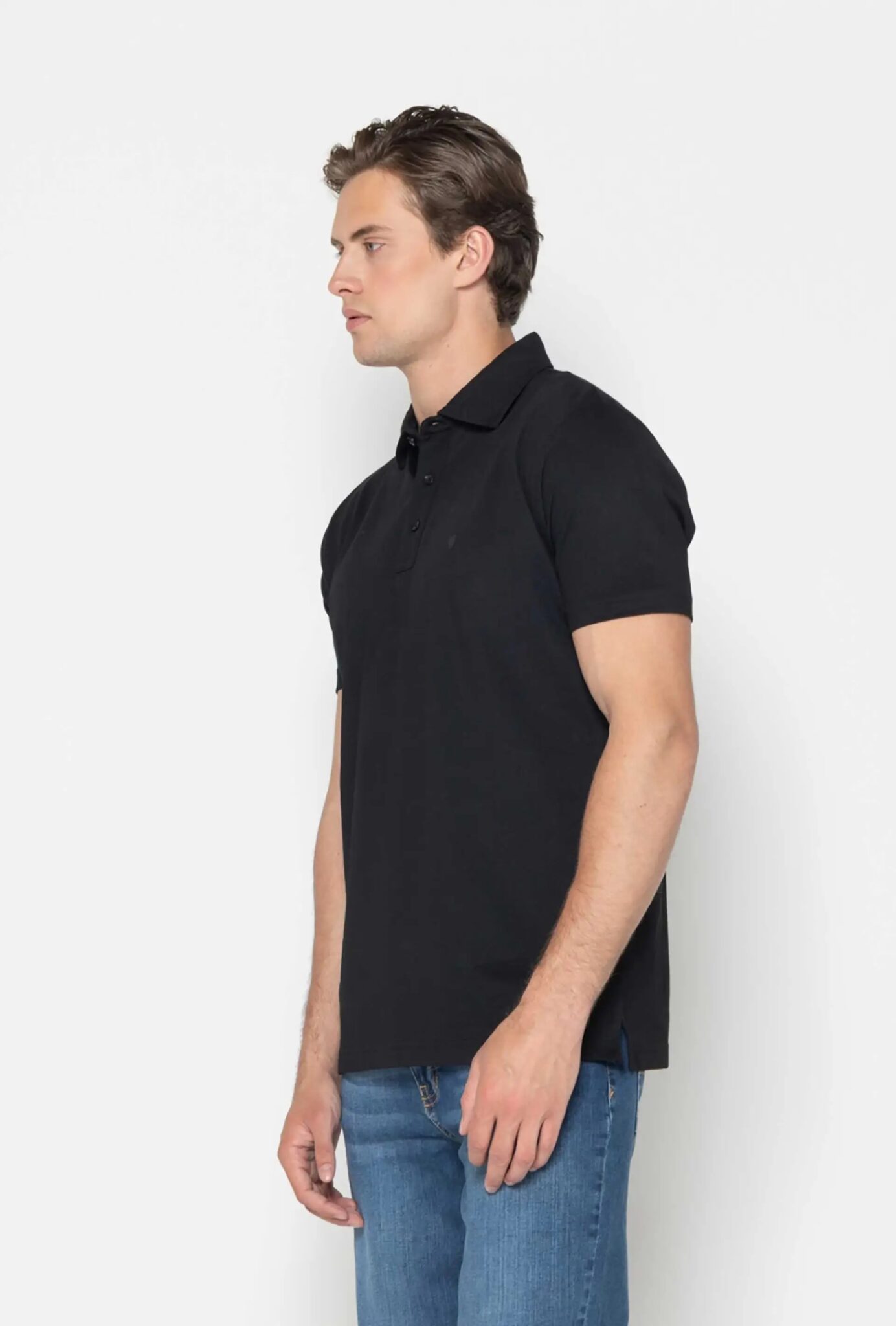 THE BOSTONIANS ΜΠΛΟΥΖΑ POLO 3PS1295-72 | BLACK THE BOSTONIANS ΜΠΛΟΥΖΑ POLO 3PS1295-72 | BLACK