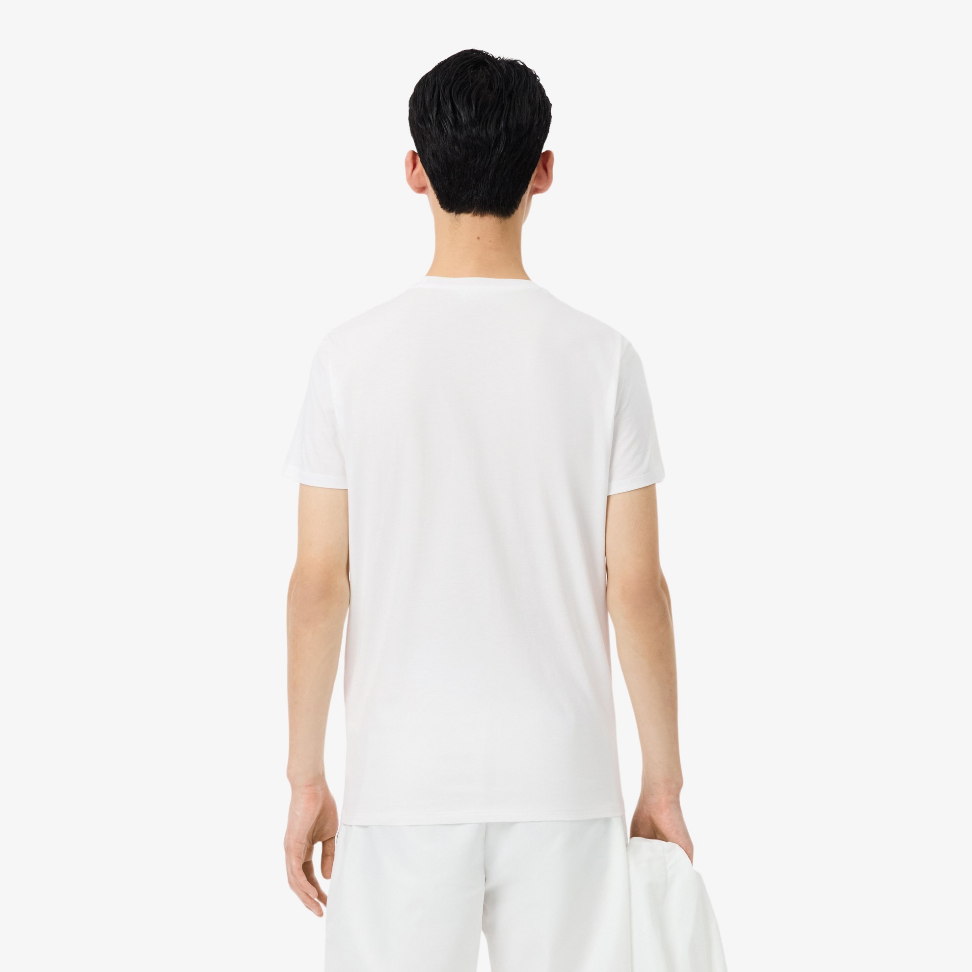 LACOSTE ΜΠΛΟΥΖΑ ΚΜ 3TH6709-72 | WHITE LACOSTE ΜΠΛΟΥΖΑ ΚΜ 3TH6709-72 | WHITE