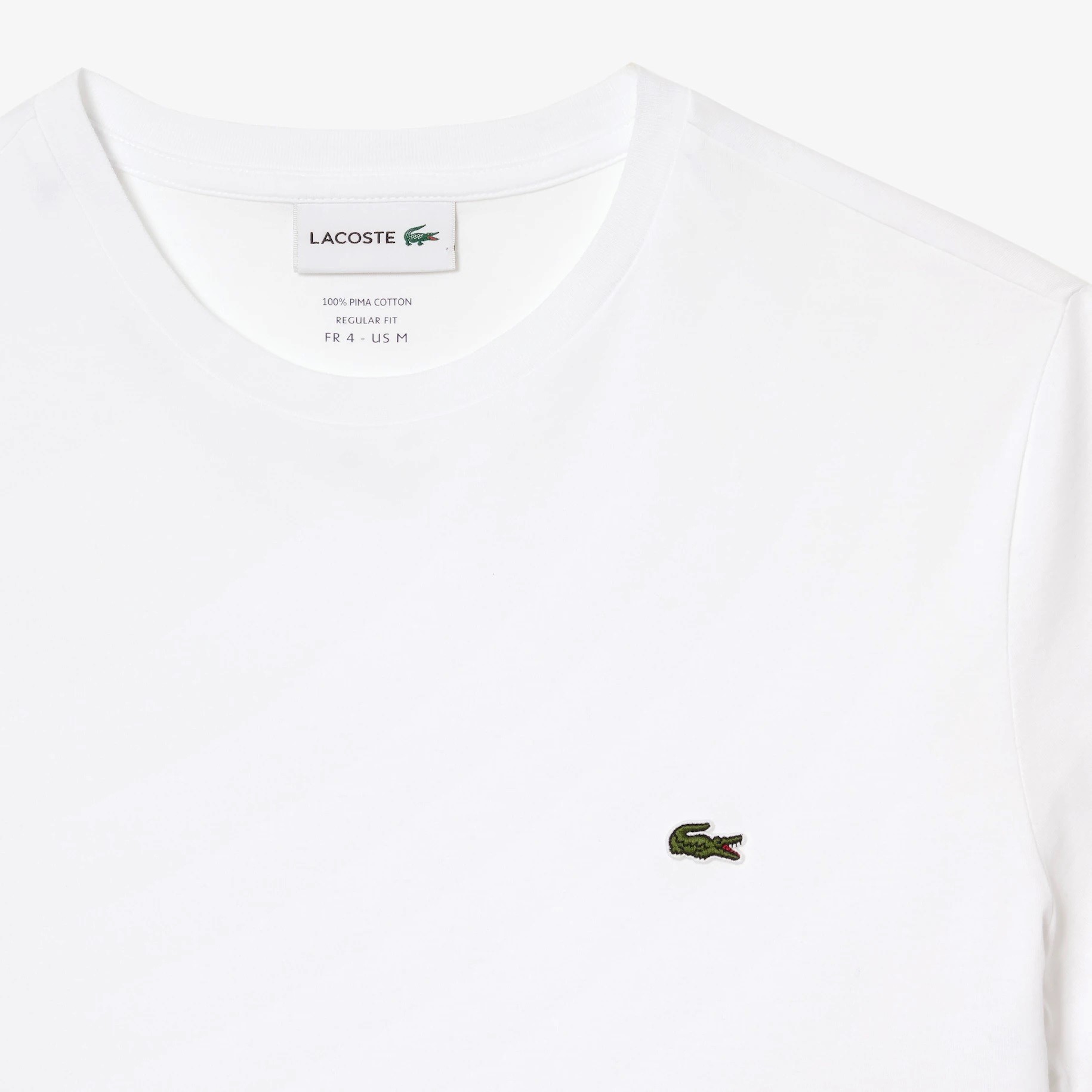 LACOSTE ΜΠΛΟΥΖΑ ΚΜ 3TH6709-72 | WHITE LACOSTE ΜΠΛΟΥΖΑ ΚΜ 3TH6709-72 | WHITE