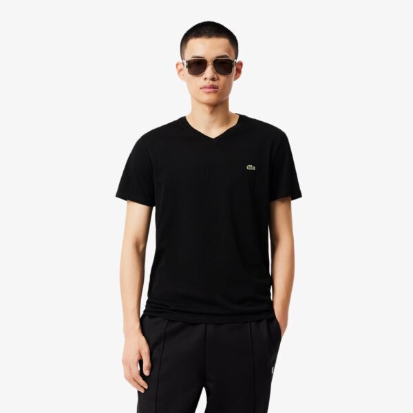LACOSTE ΜΠΛΟΥΖΑ ΚΜ 3TH6710-72 | BLACK LACOSTE ΜΠΛΟΥΖΑ ΚΜ 3TH6710-72 | BLACK