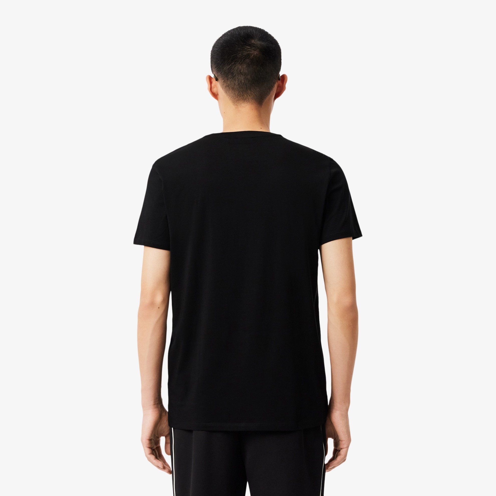 LACOSTE ΜΠΛΟΥΖΑ ΚΜ 3TH6710-72 | BLACK LACOSTE ΜΠΛΟΥΖΑ ΚΜ 3TH6710-72 | BLACK