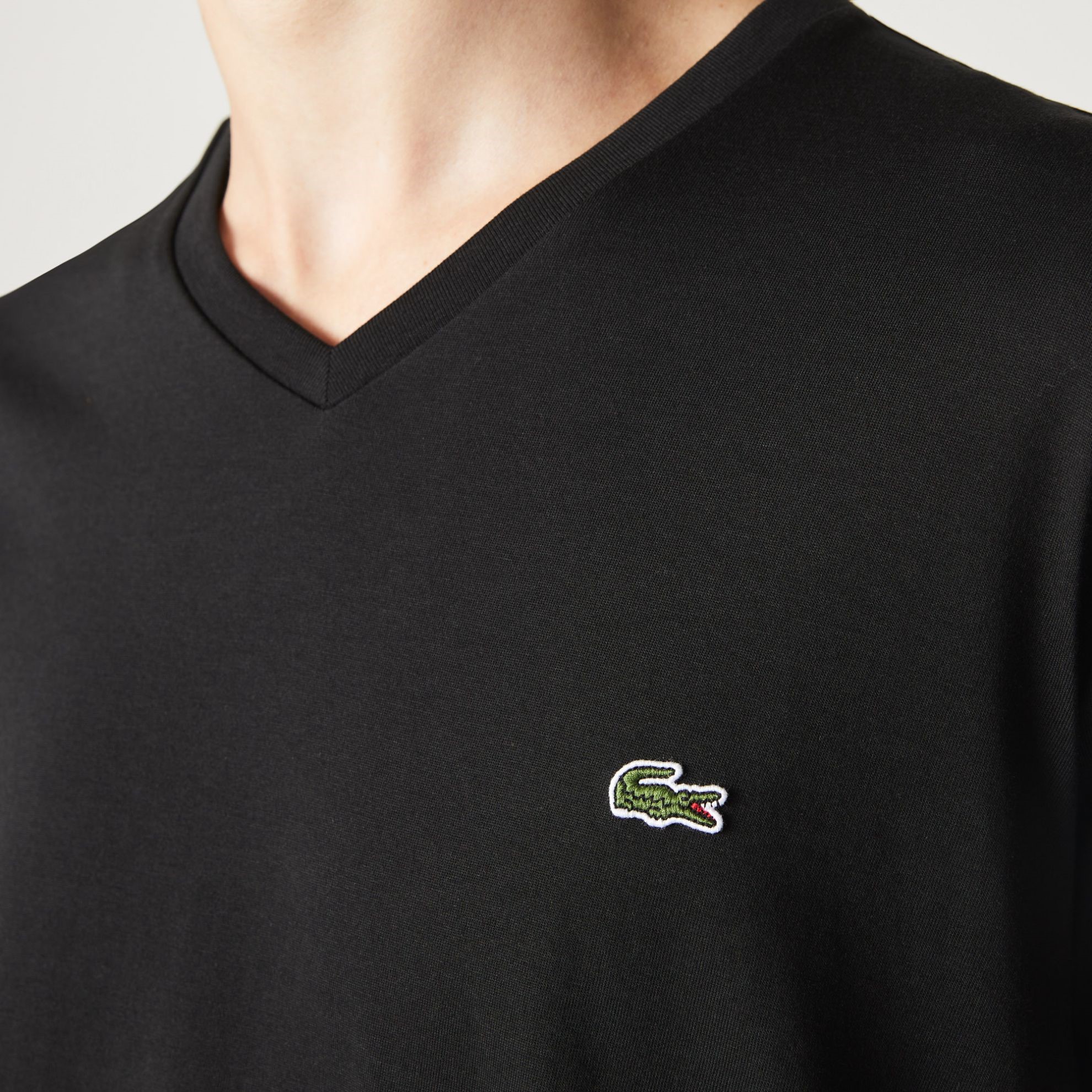 LACOSTE ΜΠΛΟΥΖΑ ΚΜ 3TH6710-72 | BLACK LACOSTE ΜΠΛΟΥΖΑ ΚΜ 3TH6710-72 | BLACK