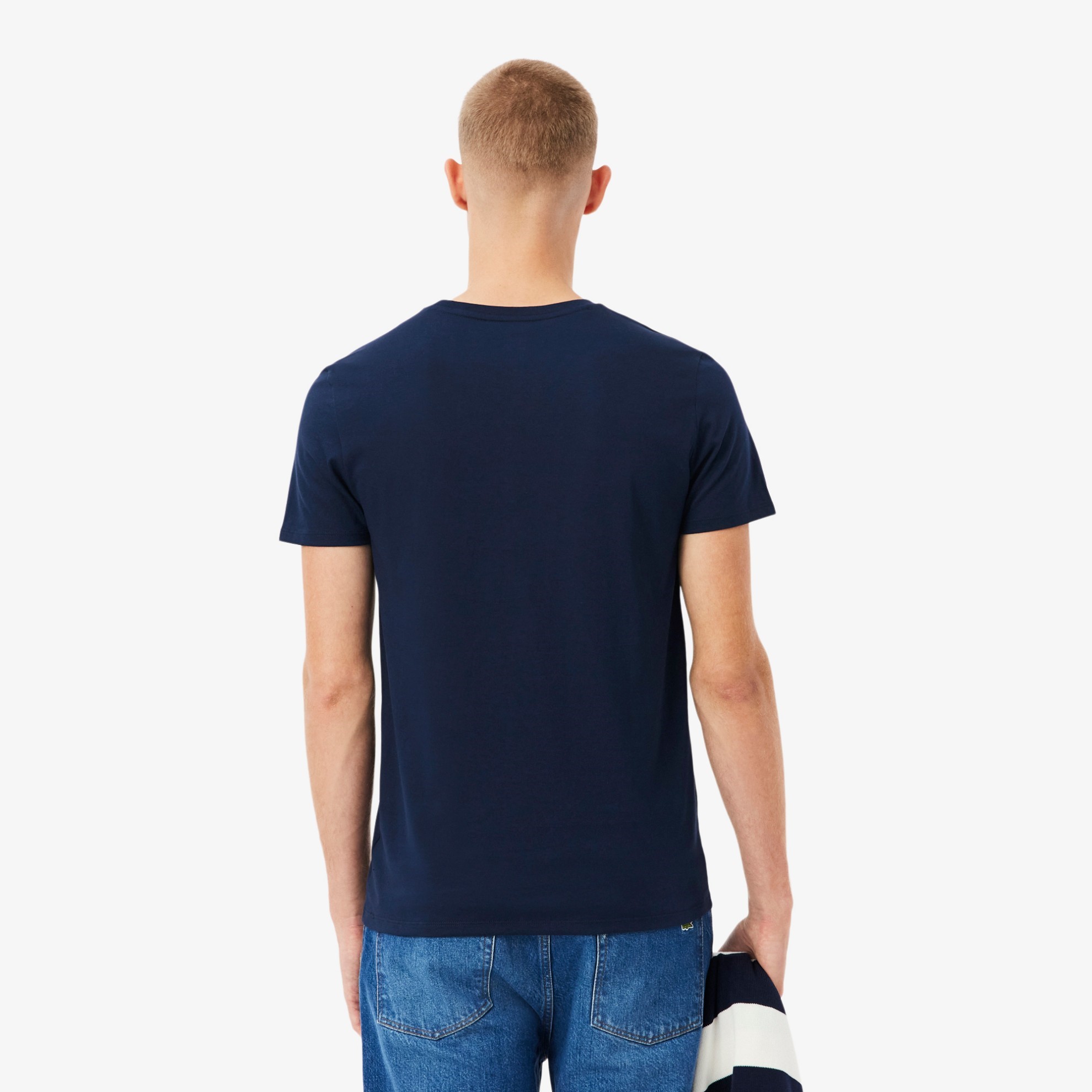 LACOSTE ΜΠΛΟΥΖΑ ΚΜ 3TH6710-72 | DARK BLUE LACOSTE ΜΠΛΟΥΖΑ ΚΜ 3TH6710-72 | DARK BLUE